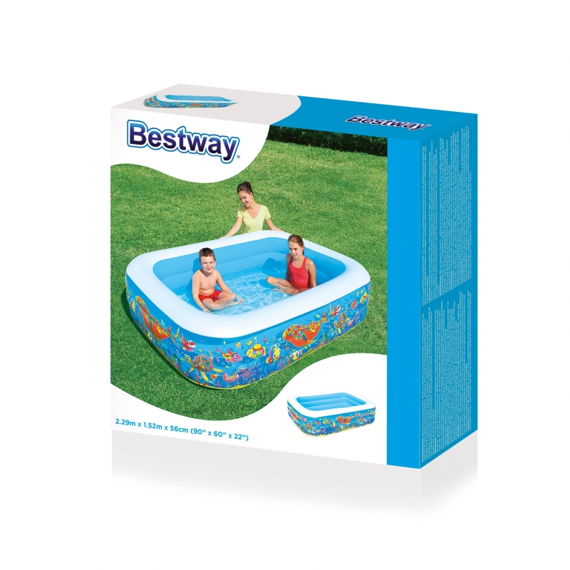 Bestway Inflatable Family Play Pool 2.29m x 1.52m x 56cm