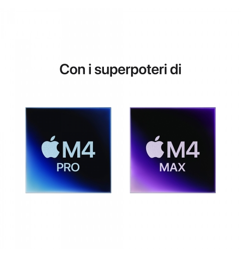 Apple MacBook Pro Apple M M4 Pro Laptop 41,1 cm (16.2") 24 GB 512 GB SSD Wi-Fi 6E (802.11ax) macOS Sequoia Schwarz