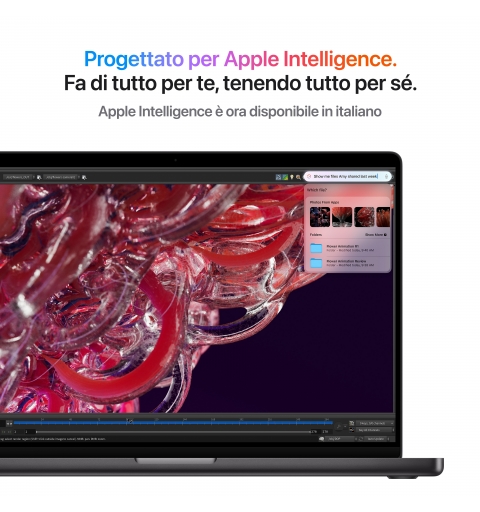 Apple MacBook Pro Apple M M4 Pro Laptop 41,1 cm (16.2") 24 GB 512 GB SSD Wi-Fi 6E (802.11ax) macOS Sequoia Schwarz