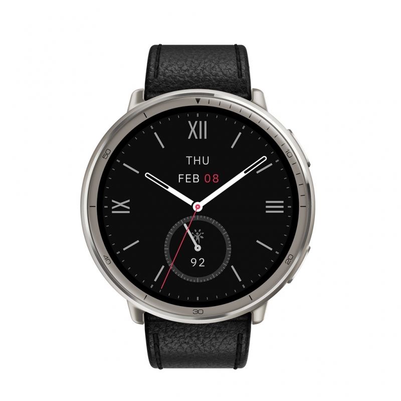 Amazfit W2433EU1N Relojes inteligentes y deportivos 3,35 cm (1.32") AMOLED Digital 466 x 466 Pixeles Pantalla táctil Plata
