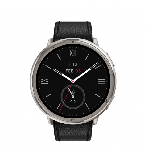 Amazfit W2433EU1N Relojes inteligentes y deportivos 3,35 cm (1.32") AMOLED Digital 466 x 466 Pixeles Pantalla táctil Plata