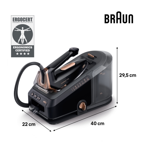 Braun CareStyle 7 Pro IS 7286 2700 W 2 L EloxalPlus soleplate Black