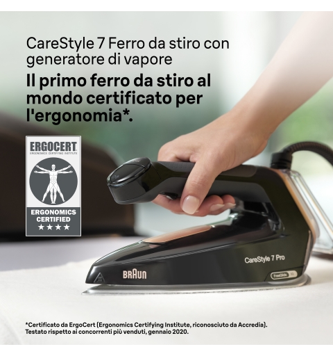 Braun CareStyle 7 Pro IS 7286 2700 W 2 L EloxalPlus soleplate Black