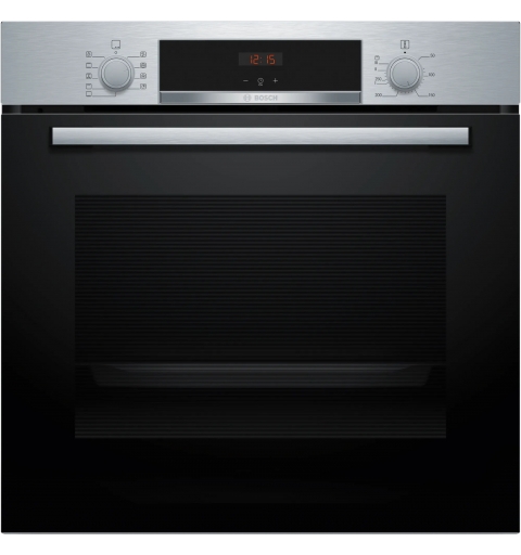 Bosch Serie 4 HBA514ES3 horno 71 L 3400 W Negro, Acero inoxidable