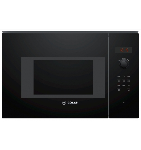 Bosch Serie 4 BFL523MB1F microondas Negro Solo microondas Integrado 20 L 800 W