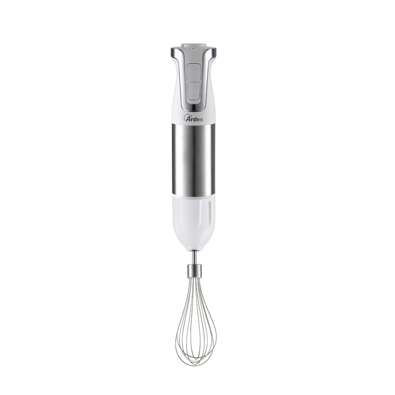 Ardes Trinity 0,7 L Mélangeur par immersion 1000 W Acier inoxydable, Blanc