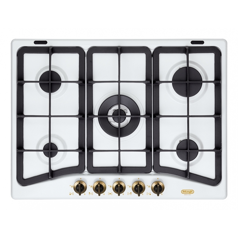 De’Longhi BF 57 PRO hobs Blanco Integrado 70 cm Encimera de gas 5 zona(s)