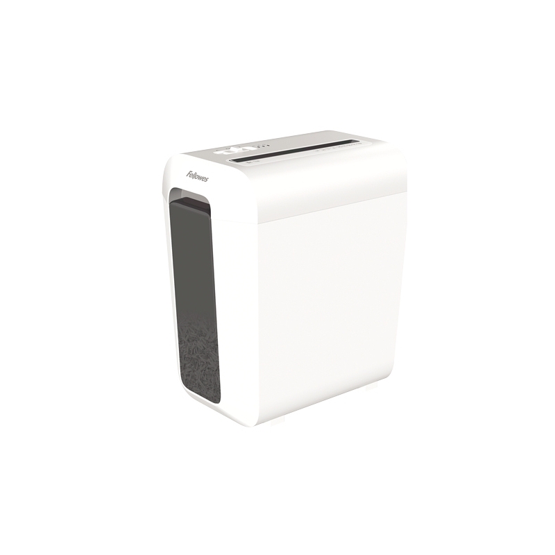 Fellowes LX Series LX65 Aktenvernichter Partikelschnitt-Zerkleinerung Weiß