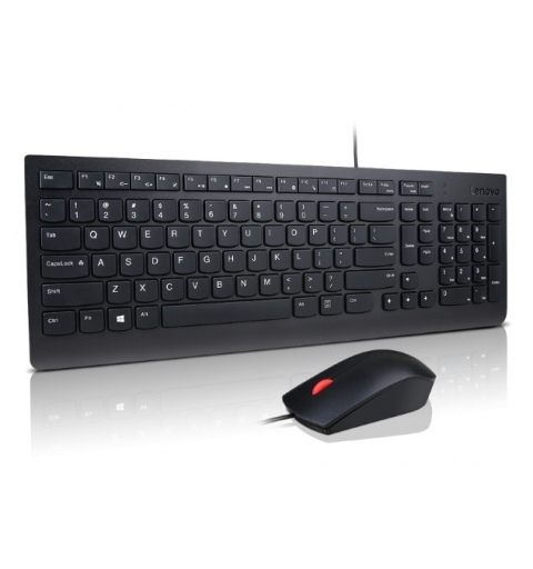 Lenovo 4X31R64420 clavier Souris incluse Universel USB Italien Noir