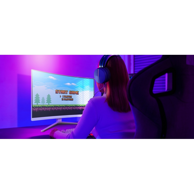 Philips Evnia 5000 32M2C5501 00 écran plat de PC 81,3 cm (32") 1920 x 1080 pixels Full HD LCD Blanc