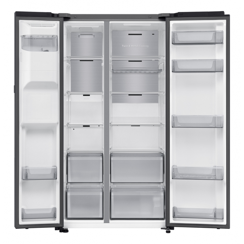 Samsung RS80F66KBF frigo américain Pose libre 634 L B Noir