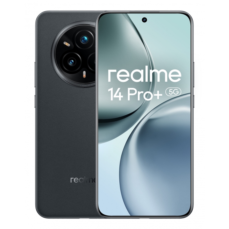 realme 14 Pro+ 5G 17,4 cm (6.83") Dual-SIM Android 15 USB Typ-C 8 GB 256 GB 6000 mAh Grau