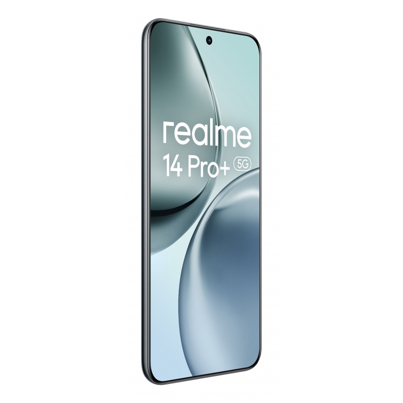 realme 14 Pro+ 5G 17,4 cm (6.83") Double SIM Android 15 USB Type-C 8 Go 256 Go 6000 mAh Gris