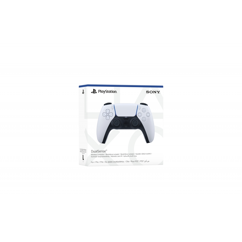 Sony DualSense V2 Noir, Blanc Bluetooth USB Manette de jeu Analogique Numérique Android, MAC, PC, PlayStation 5, iOS