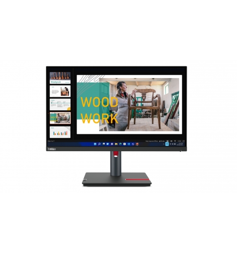 Lenovo ThinkVision P24q-30 LED display 60.5 cm (23.8") 2560 x 1440 pixels Quad HD Black