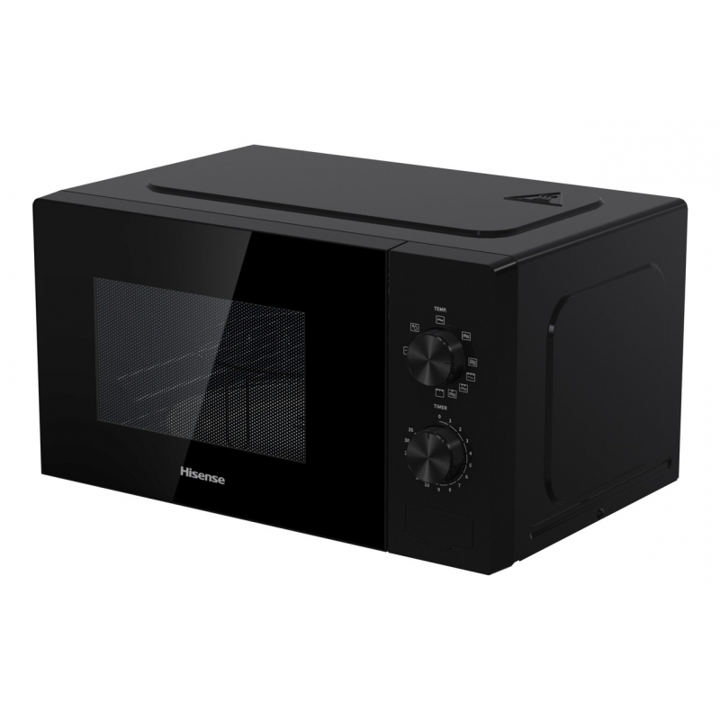 Hisense H20MOBP1G micro-onde Noir Micro-ondes grill Comptoir 20 L 700 W