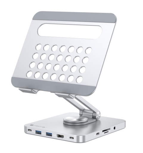 Techly ICA-TBL DOCK81 laptop-ständer Tablet-Ständer Silber