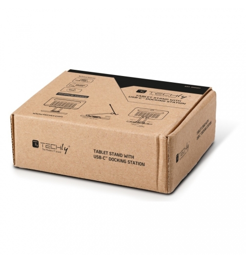 Techly ICA-TBL DOCK81 Support de livres Support pour tablette Argent