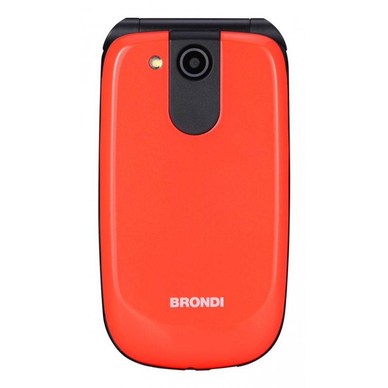 Brondi Raptor 7,11 cm (2.8") 106 g Noir, Orange Téléphone pour seniors