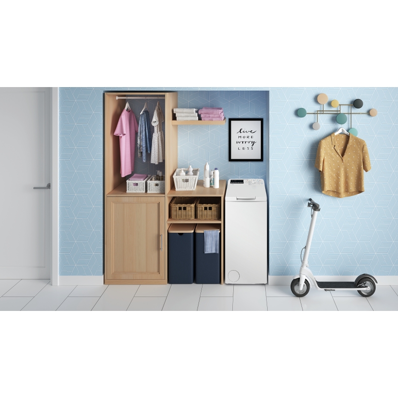 Indesit BTW B7251P IT machine à laver Charge par dessus 7 kg 1200 tr min Blanc