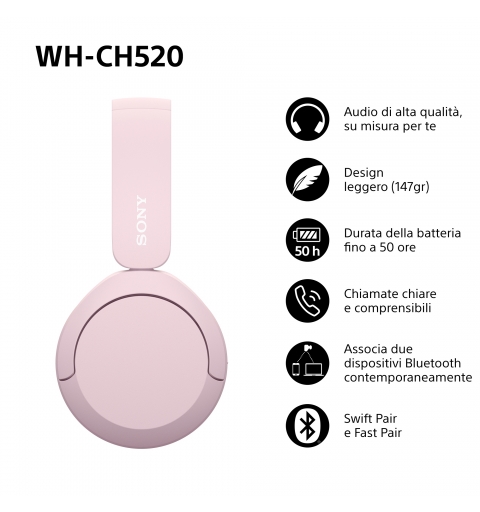 Sony WHCH520P.CE7