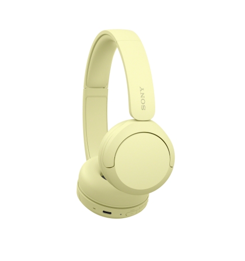 Sony WHCH520Y.CE7 auricular y casco Auriculares Inalámbrico Diadema Llamadas Música USB Tipo C Bluetooth Amarillo