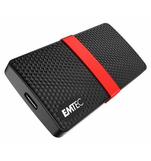 Emtec X200 128 GB USB tipo-C 3.2 Gen 1 (3.1 Gen 1) Nero, Rosso