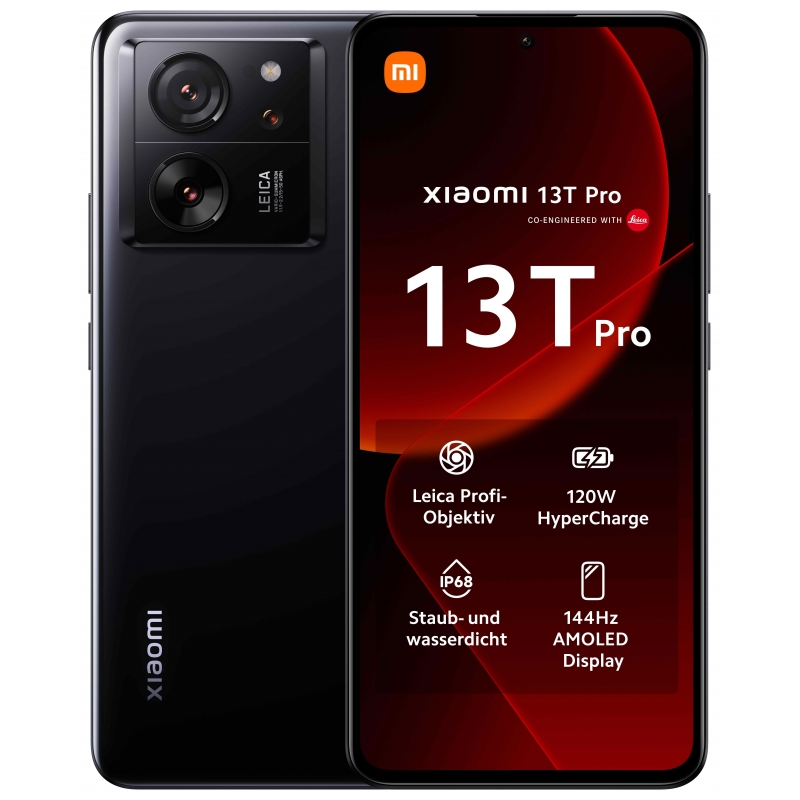 Xiaomi 13T Pro 16.9 cm (6.67") Dual SIM Android 13 5G USB Type-C 16 GB 1 TB 5000 mAh Black