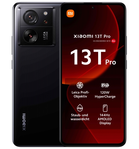 Xiaomi 13T Pro 16.9 cm (6.67") Dual SIM Android 13 5G USB Type-C 16 GB 1 TB 5000 mAh Black