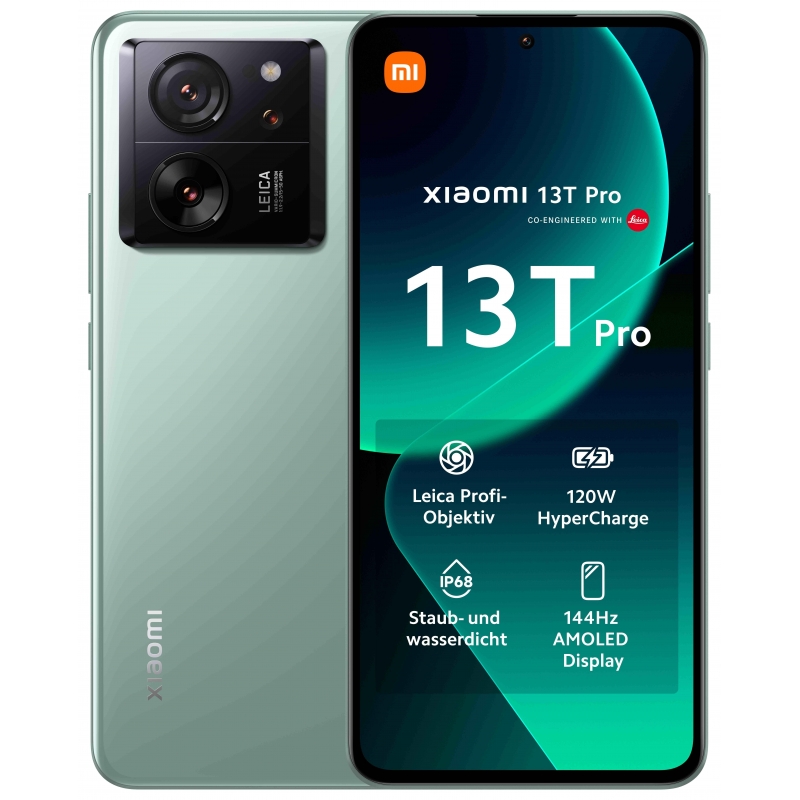 Xiaomi 13T Pro 16.9 cm (6.67") Dual SIM Android 13 5G USB Type-C 16 GB 1 TB 5000 mAh Green