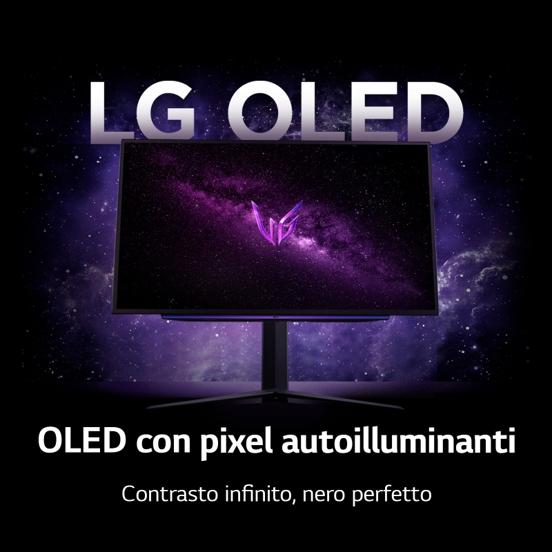 LG 27GS95QE-B computer monitor 67.3 cm (26.5") 2560 x 1440 pixels Quad HD OLED Black