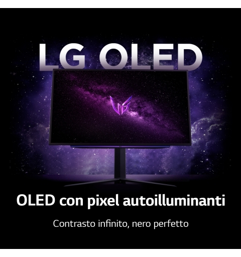 LG 27GS95QE-B Computerbildschirm 67,3 cm (26.5") 2560 x 1440 Pixel Quad HD OLED Schwarz