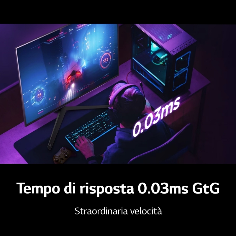 LG 27GS95QE-B Computerbildschirm 67,3 cm (26.5") 2560 x 1440 Pixel Quad HD OLED Schwarz