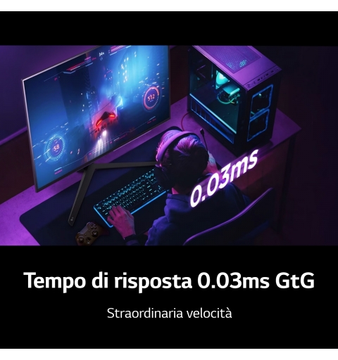 LG 27GS95QE-B Computerbildschirm 67,3 cm (26.5") 2560 x 1440 Pixel Quad HD OLED Schwarz