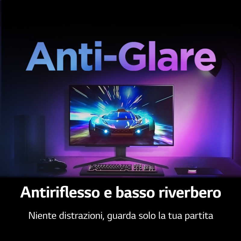 LG Monitor Gaming UltraGear OLED 27GS95QE da 27" QHD, 240Hz, 0,03ms