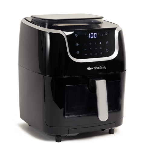 Melchioni GIOIA Single 6.5 L Stand-alone 1700 W Hot air fryer Black