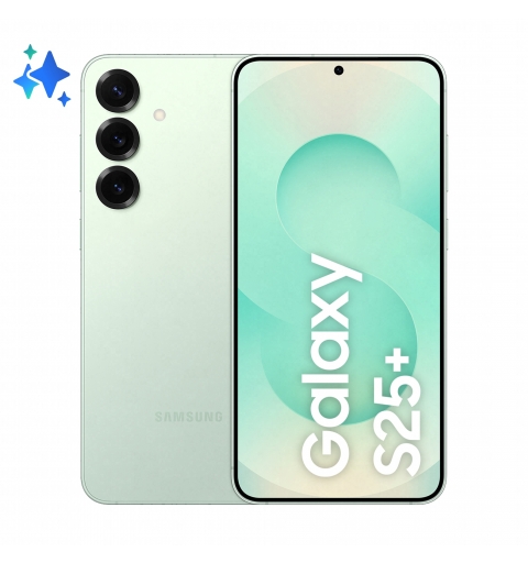 Samsung Galaxy S25+ 17 cm (6.7") SIM doble Android 15 5G USB Tipo C 12 GB 256 GB 4900 mAh Color menta