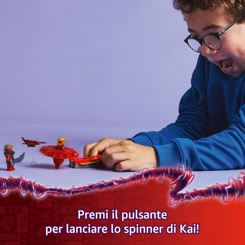 LEGO La toupie Spinjitzu du dragon de Kai