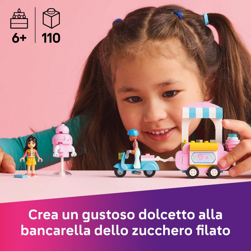 LEGO Bancarella di zucchero filato e scooter