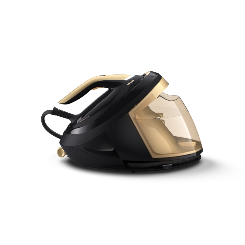 Philips PSG8140 80 steam ironing station 2700 W 1.8 L SteamGlide Elite soleplate Black, Gold