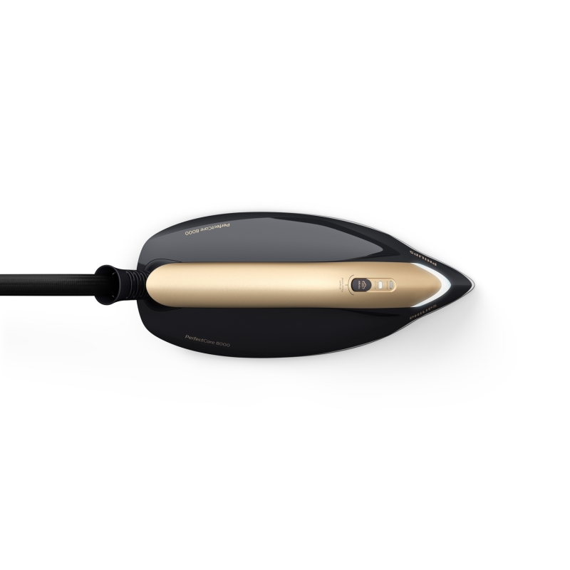Philips PSG8140 80 steam ironing station 2700 W 1.8 L SteamGlide Elite soleplate Black, Gold