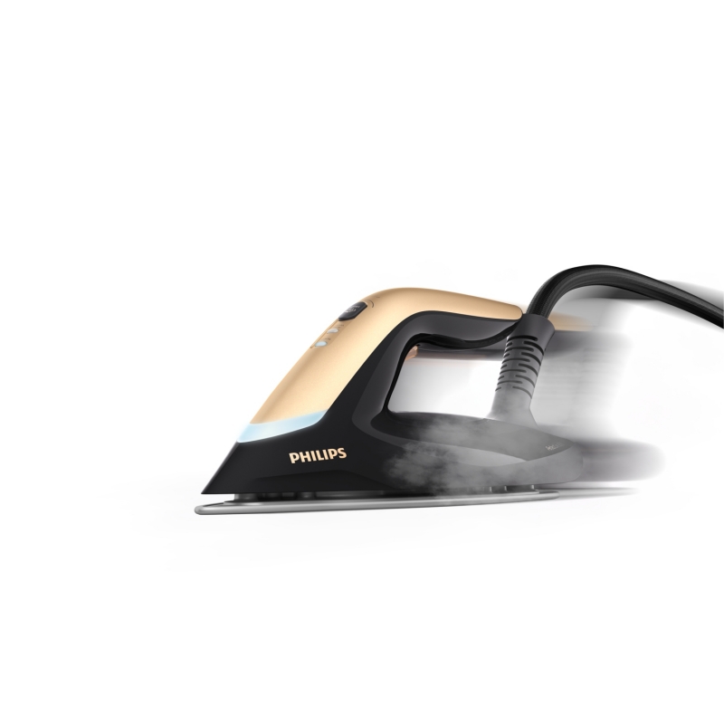 Philips PSG8140 80 steam ironing station 2700 W 1.8 L SteamGlide Elite soleplate Black, Gold