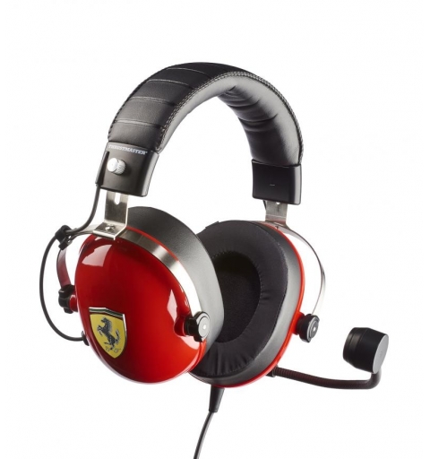 Thrustmaster T.Racing Auriculares Alámbrico Diadema Juego Negro, Rojo, Acero inoxidable, Amarillo