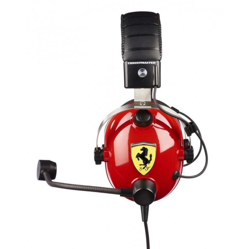 Thrustmaster T.Racing Auriculares Alámbrico Diadema Juego Negro, Rojo, Acero inoxidable, Amarillo