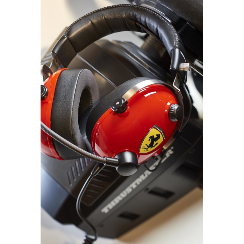Thrustmaster T.Racing Auriculares Alámbrico Diadema Juego Negro, Rojo, Acero inoxidable, Amarillo