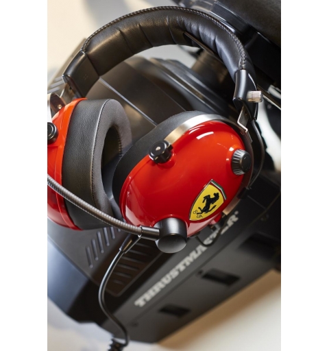 Thrustmaster T.Racing Auriculares Alámbrico Diadema Juego Negro, Rojo, Acero inoxidable, Amarillo