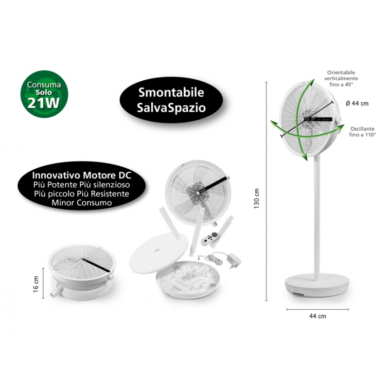 Macom Enjoy & Relax 983 ventilatore Bianco