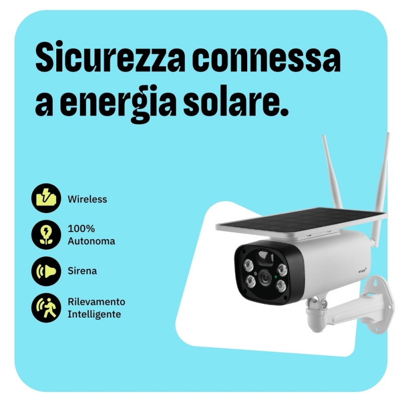 omajin by Netatmo Videocamera Solare