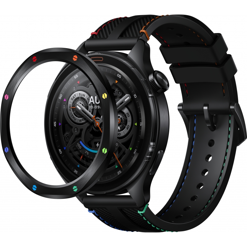 Xiaomi Watch S4 rainbow 3,63 cm (1.43") AMOLED Digital 466 x 466 Pixeles Pantalla táctil Negro, Multi