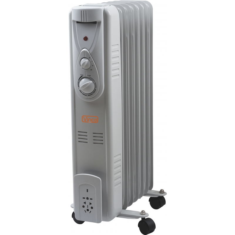 Vinco 70500 calefactor eléctrico Interior Gris 1000 W Radiador de aceite eléctrico